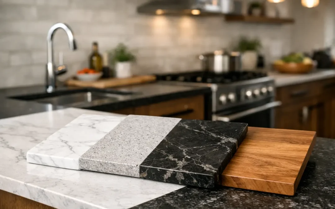 Best Countertop Materials for Busy Kitchens
