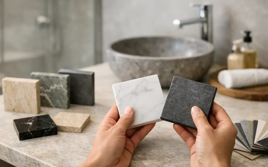 Como escolher pedra para casa de banho