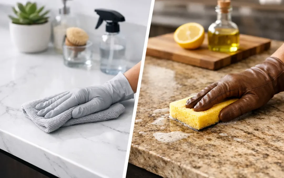 Quartz vs Natural Stone: Real-World Maintenance Comparison