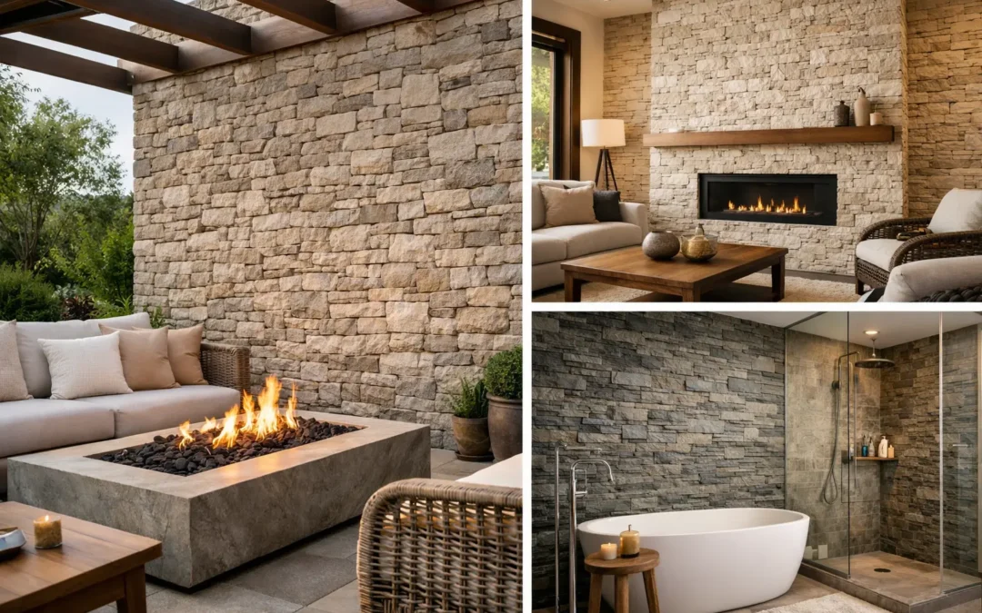 Stone Accent Walls: where it works best