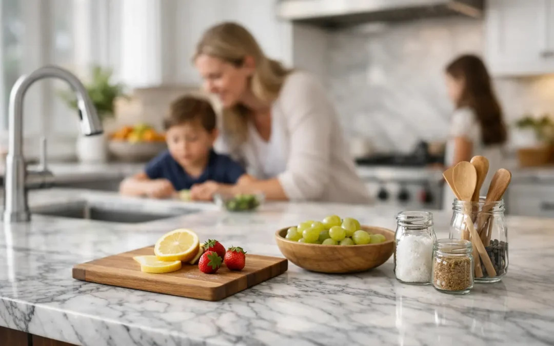 Can Marble Work in Family Kitchens?